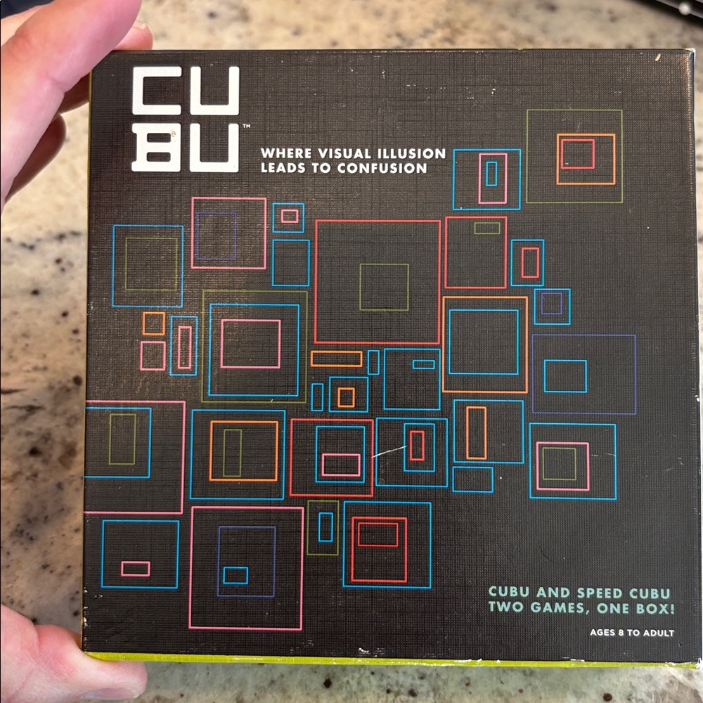 ♦️3 for $15♦️CUBU visual illusion abstract strategy card game